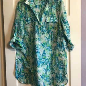 Lilly Pulitzer tunic. Size large